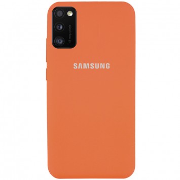Чохол для Samsung Galaxy A41 - Silicone Cover Full Protective (AA) (Помаранчевий / Apricot)