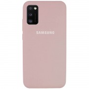 Чехол для Samsung Galaxy A41 - Silicone Cover Full Protective (AA) (Рожевий / Pink Sand)