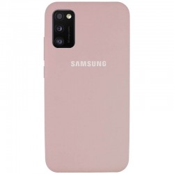 Чехол для Samsung Galaxy A41 - Silicone Cover Full Protective (AA) (Розовый / Pink Sand)