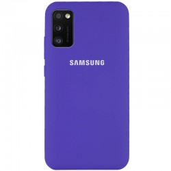 Чехол для Samsung Galaxy A41 - Silicone Cover Full Protective (AA) (Фиолетовый / Purple)