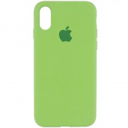 Чохол для Apple iPhone XR (6.1") Silicone Case Full Protective (AA) (М'ятний / Mint)