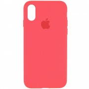 Чохол для Apple iPhone XR (6.1") Silicone Case Full Protective (AA) (Кавуновий / Watermelon red)