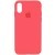 Чохол для Apple iPhone XR (6.1") Silicone Case Full Protective (AA) (Кавуновий / Watermelon red)