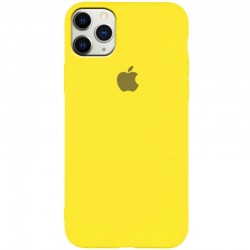 Чехол для Apple iPhone 11 Pro (5.8") - Silicone Case Slim Full Protective (Желтый / Neon Yellow)