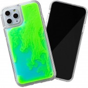 Неоновий чохол для Apple iPhone 11 Pro (5.8") - Neon Sand glow in the dark (Зелений)