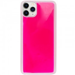 Неоновый чехол для Apple iPhone 11 Pro (5.8") - Neon Sand glow in the dark (Розовый)