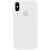 Чохол для Apple iPhone XS Max (6.5") Silicone Case Full Protective (AA) (Білий / White)