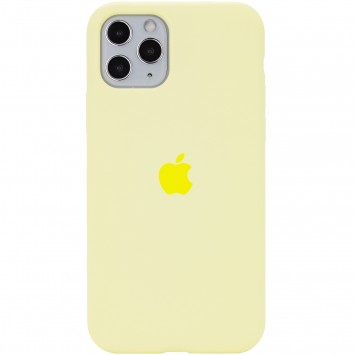Чохол для Apple iPhone 11 Pro Max (6.5") - Silicone Case Full Protective (AA) (Жовтий / Mellow Yellow)