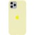 Чехол для Apple iPhone 11 Pro Max (6.5") - Silicone Case Full Protective (AA) (Желтый / Mellow Yellow)