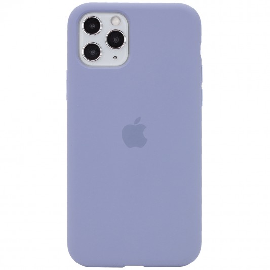 Чохол для Apple iPhone 11 Pro Max (6.5") - 'Silicone Case Full Protective (AA) (Сірий / Lavender Gray)