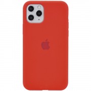 Чохол для Apple iPhone 11 Pro Max (6.5") - Silicone Case Full Protective (AA) (Червоний / Dark Red)