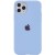 Чехол для Apple iPhone 11 Pro (5.8") - Silicone Case Full Protective (AA) (Голубой / Lilac Blue)