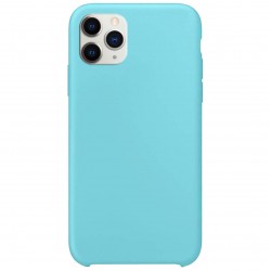 Чехол для Apple iPhone 11 Pro (5.8") - Silicone Case without Logo (AA) (Бирюзовый / Ice Blue)