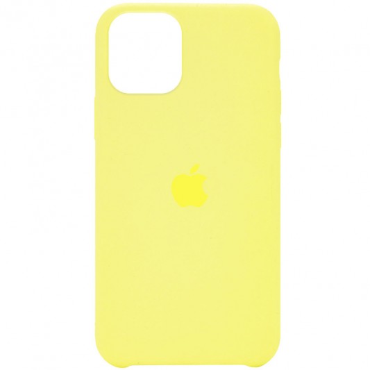 Чохол для Apple iPhone 11 Pro Max (6.5") - Silicone Case (AA) (Жовтий / Bright Yellow)