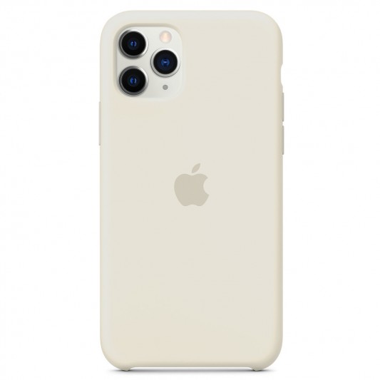 Чохол для Apple iPhone 11 Pro Max (6.5") - Silicone Case (AA) (Бежевий / Antigue White)