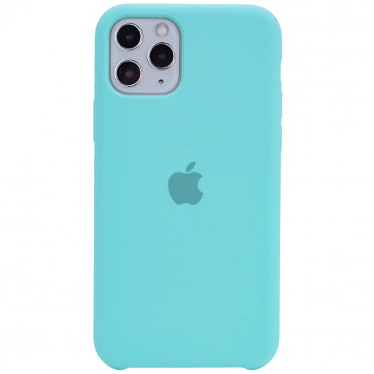 Чохол для Apple iPhone 11 Pro Max (6.5") - Silicone Case (AA) (Бірюзовий / Marine Green)