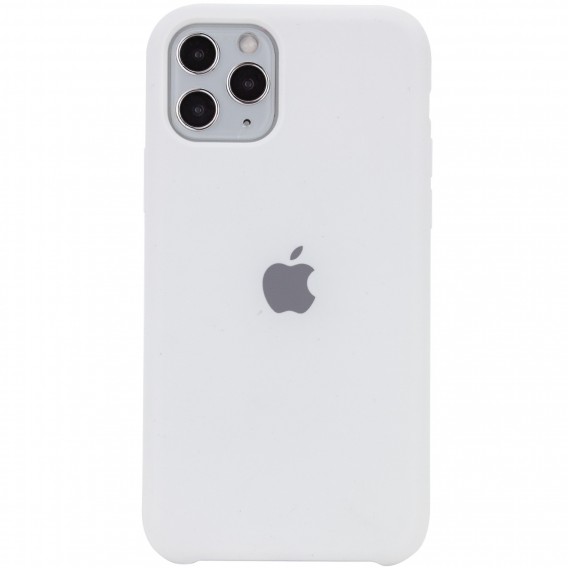Чохол для Apple iPhone 11 Pro Max (6.5") - Silicone Case (AA) (Білий / White)