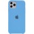 Чохол для Apple iPhone 11 Pro Max (6.5") - Silicone Case (AA) (Блакитний / Cornflower)