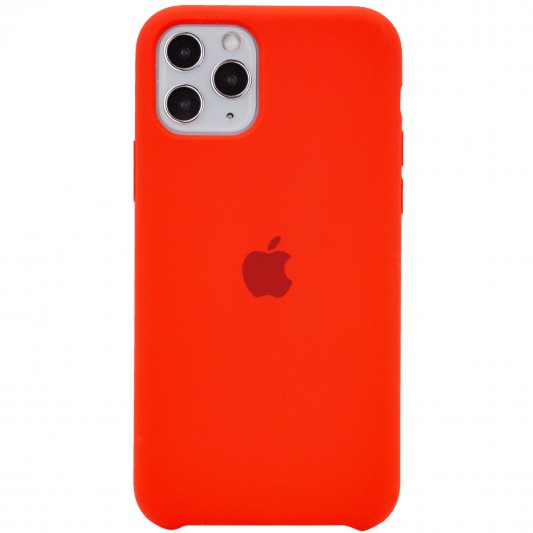 Чохол для Apple iPhone 11 Pro Max (6.5") - Silicone Case (AA) (Червоний / Red)