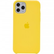 Чохол для Apple iPhone 11 Pro Max (6.5") - Silicone Case (AA) (Жовтий / Canary Yellow)