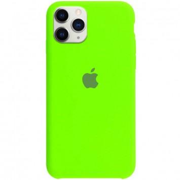 Чохол для Apple iPhone 11 Pro Max (6.5") - Silicone Case (AA) (Салатовий / Neon Green)