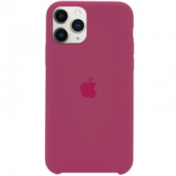 Чохол для Apple iPhone 11 Pro Max (6.5") - Silicone Case (AA) (Червоний / Rose Red)