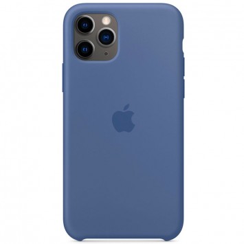 Чохол для Apple iPhone 11 Pro Max (6.5") - Silicone case (AAA) (Синій / Linen Blue)