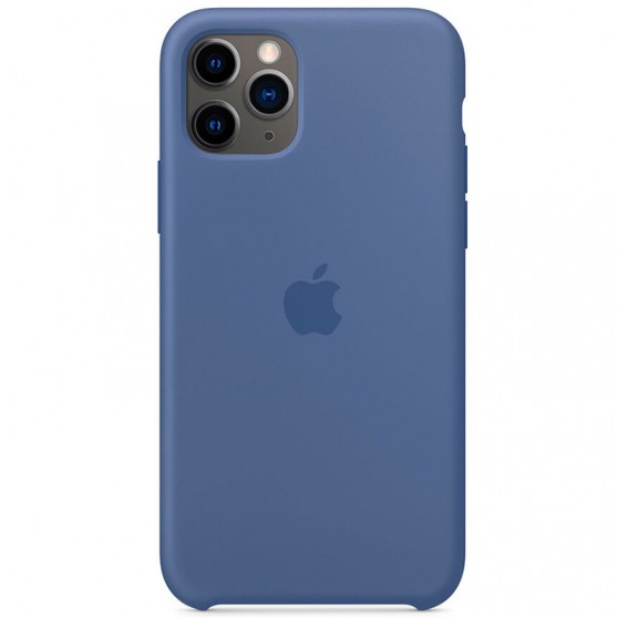 Чохол для Apple iPhone 11 Pro (5.8") - Silicone case (AAA) (Синій / Linen Blue)