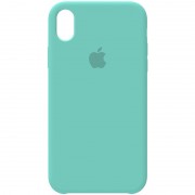 Чохол для Apple iPhone XR (6.1") Silicone Case (AA) (Бірюзовий / Ice Blue)