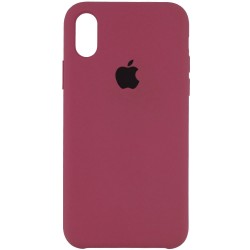 Чохол для Apple iPhone XR (6.1") Silicone Case (AA) (Червоний / Rose Red)