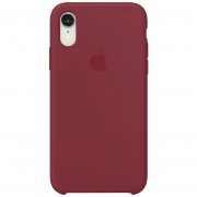 Чохол для Apple iPhone XR (6.1") Silicone Case (AA) (Бордовий / Maroon)