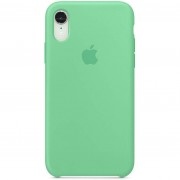Чохол для Apple iPhone XR (6.1") Silicone Case (AA) (Зелений / Spearmint)