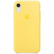 Чохол для Apple iPhone XR (6.1") Silicone Case (AA) (Жовтий / Canary Yellow)
