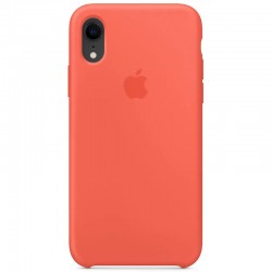 Чохол для Apple iPhone XR (6.1") Silicone Case (AA) (Помаранчевий / Nectarine)