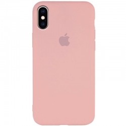 Чехол для Apple iPhone XS Max (6.5") Silicone Case Slim Full Protective (Розовый / Pink)
