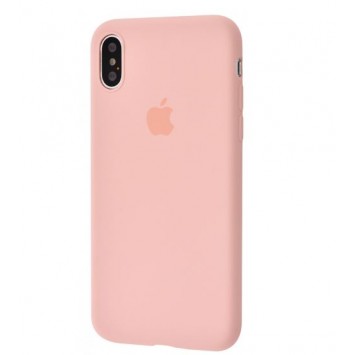 Чохол для Apple iPhone XS Max (6.5") Silicone Case Slim Full Protective (Рожевий / Pink Sand)