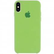 Чохол для Apple iPhone X (5.8") / XS (5.8") Silicone Case (AA) (М'ятний / Mint)