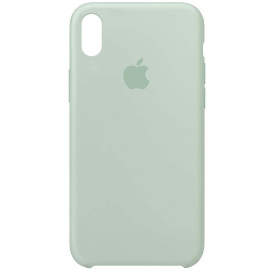 Чохол для Apple iPhone X (5.8") / XS (5.8") Silicone Case (AA) (Бірюзовий / Beryl)