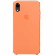 Чехол для Apple iPhone XR (6.1") Silicone case (AAA) (Оранжевый / Papaya)