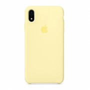 Чохол для iPhone XR: Silicone case (AAA) (Жовтий / Mellow Yellow)