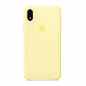 Чохол для iPhone XR: Silicone case (AAA) (Жовтий / Mellow Yellow)