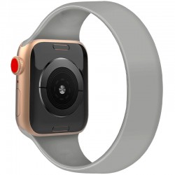 Ремешок для Apple watch 42mm/44mm 177mm (9) Solo Loop (Серый / Mist Blue)