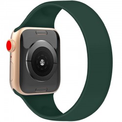 Ремешок для Apple watch 38mm/40mm 163mm Solo Loop (7) (Зеленый / Pine green)