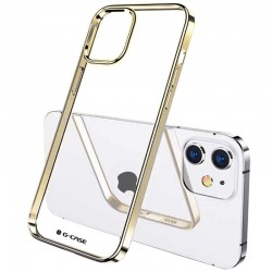 TPU чехол для Apple iPhone 12 mini (5.4") G-Case Shiny Series (Золотой)