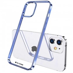 TPU чехол для Apple iPhone 12 mini (5.4") G-Case Shiny Series (Синий)