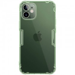 TPU чехол для Apple iPhone 12 mini (5.4") Nillkin Nature Series (Темно-зеленый (прозрачный))