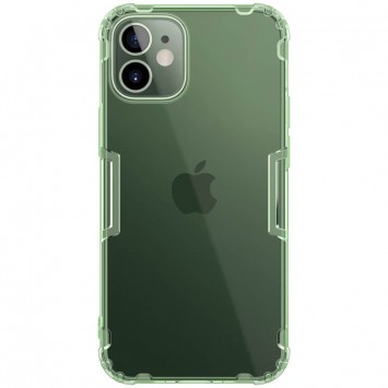 TPU чохол для Apple iPhone 12 mini (5.4") Nillkin Nature Series (Темно-зелений (прозорий))