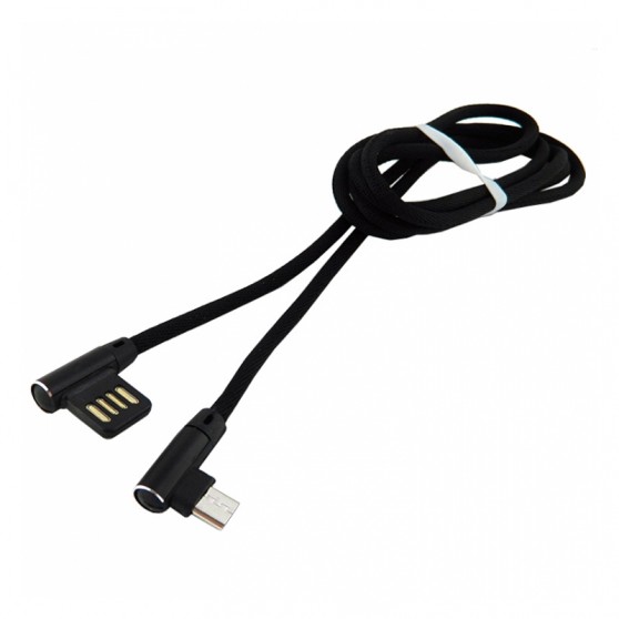 Кабель micro usb 1м FWA04-V8 microUSB (тех.пак.) (Чорний)