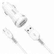 АЗУ Hoco Z27 Staunch + Cable (Micro) 2.4A 2USB