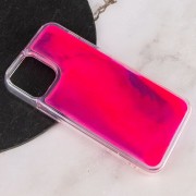 Неоновий чохол для Apple iPhone 12 mini (5.4") Neon Sand glow in the dark (Фіолетовий / Рожевий)